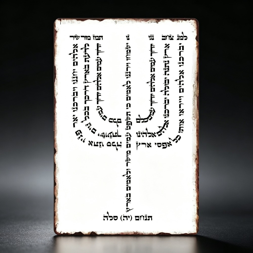 Home Decor You - CIFBUY Vintage Hebrew YHVH Aluminum Wall