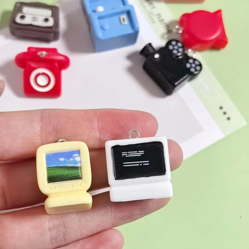 8pcs 3D Mini Computer Game Con - Vintage Alarm Clock ulasan dan harga