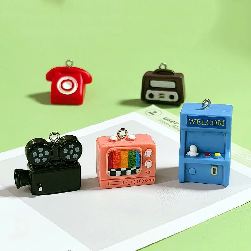 8pcs 3D Mini Computer Game Con - Vintage Alarm Clock ulasan dan harga