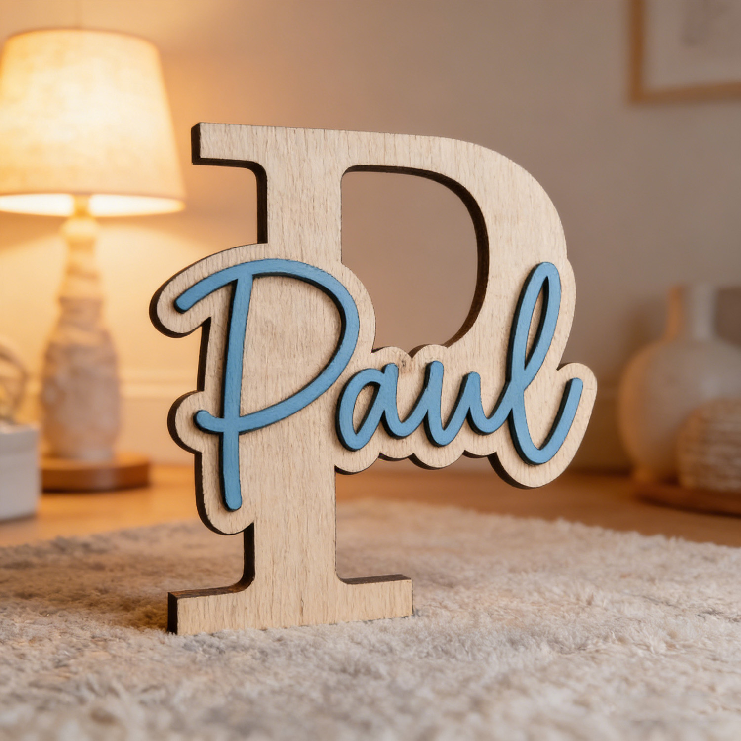 1pc Customizable Wooden Letter - Wooden Letter Sign ulasan dan harga