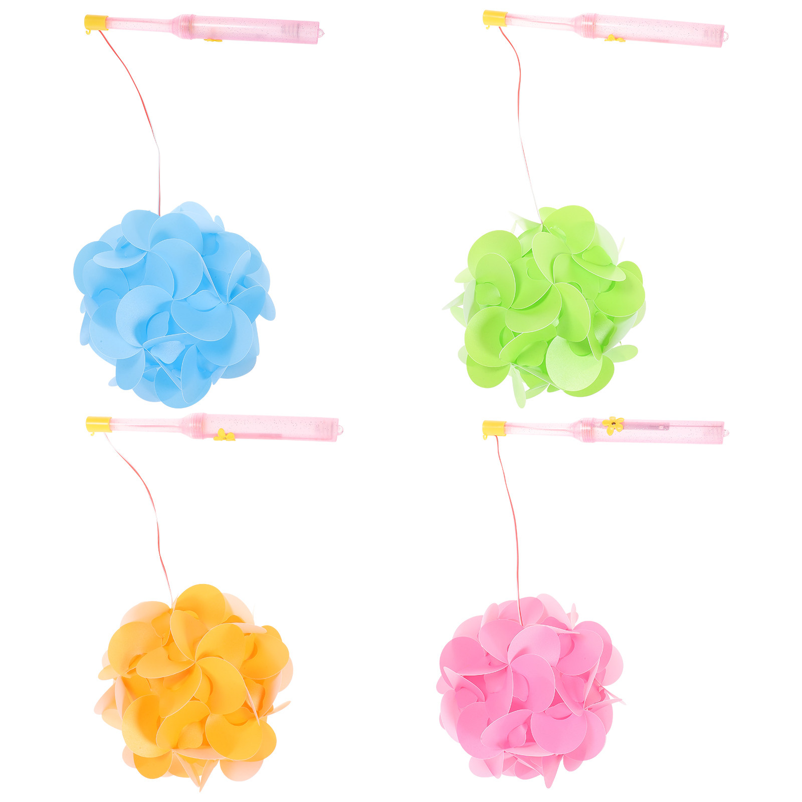 4Sets Paper Flower Lantern DIY - Home Decor Diy ulasan dan harga