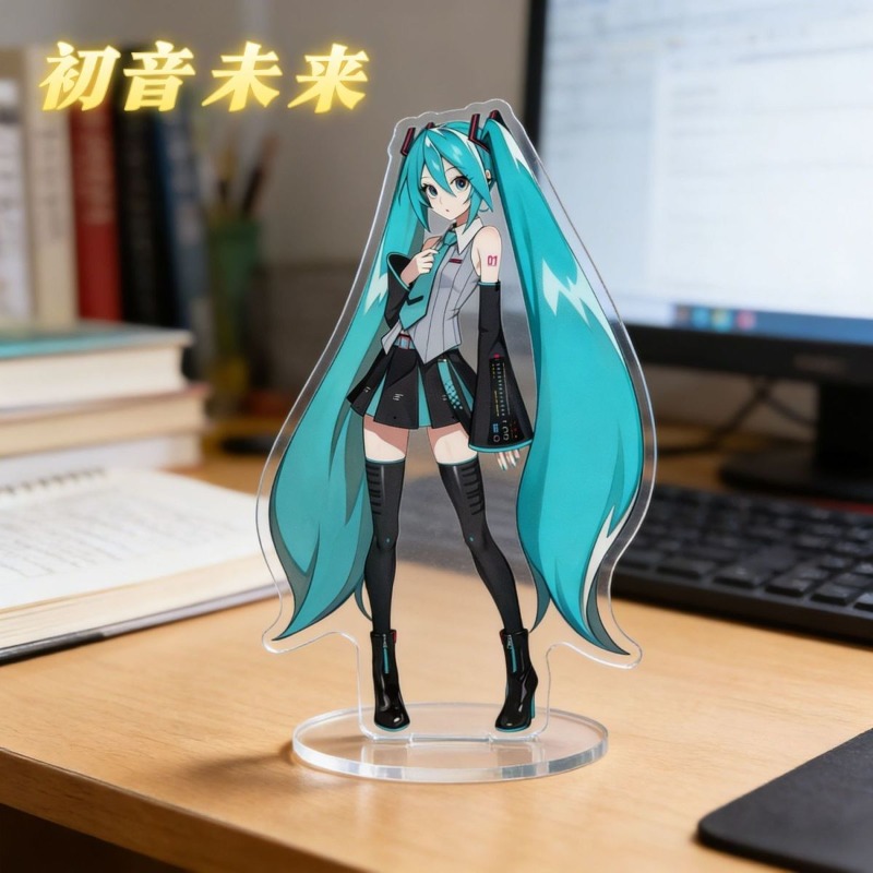 Hatsune Miku 10cm Acrylic Stan - Home Decor Tv ulasan dan harga