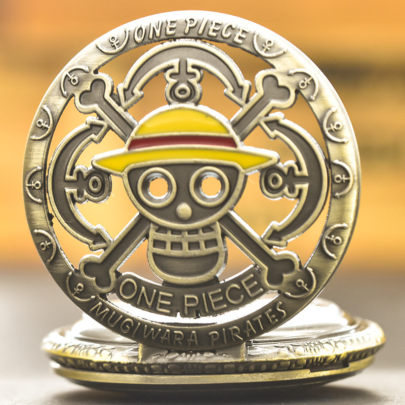 One Piece Anime Pocket Watch,  - Vintage Alarm Clock ulasan dan harga