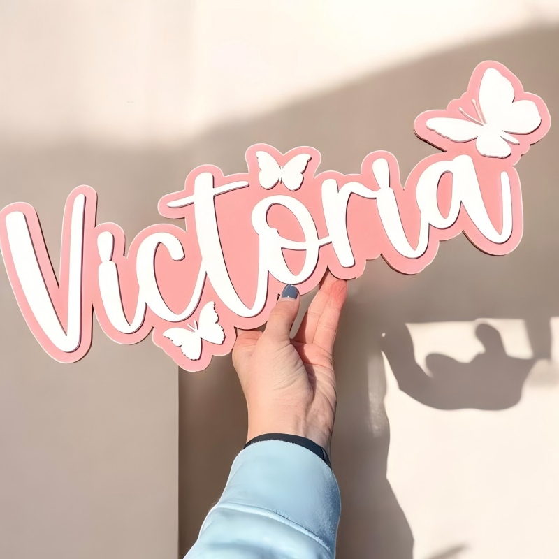 1Pc Custom Cartoon Butterfly N - Home Decor Diy ulasan dan harga