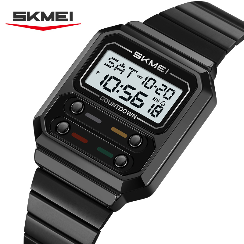 SKMEI 2448 Business Men's Retr - Vintage Alarm Clock ulasan dan harga