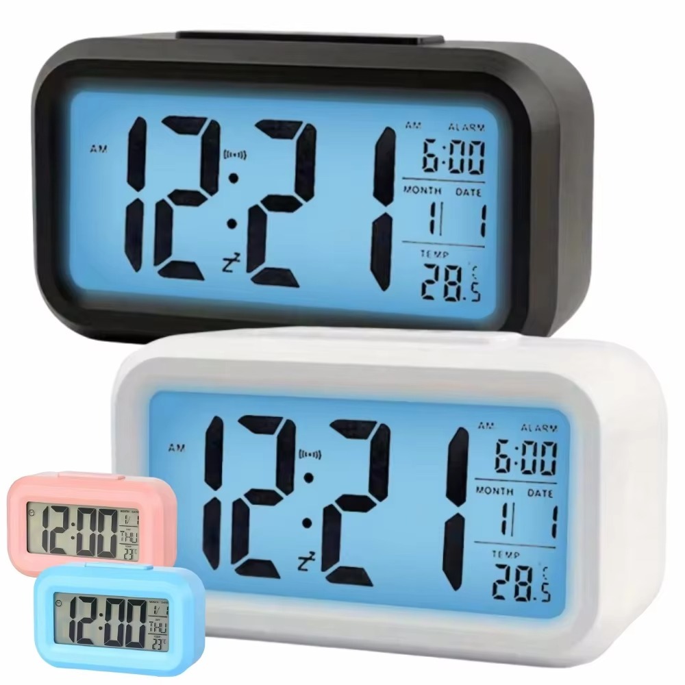 LCD Display Digital Alarm Cloc - Vintage Alarm Clock ulasan dan harga