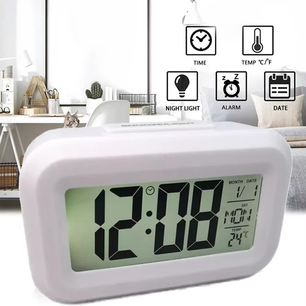 LCD Display Digital Alarm Cloc - Vintage Alarm Clock ulasan dan harga