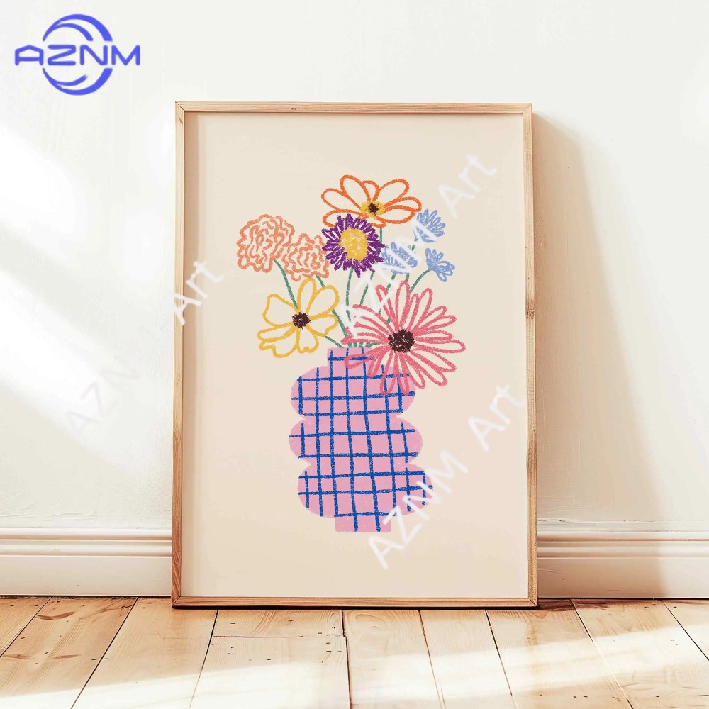 1/3pcs Abstract Flower Vase Pa - Home Decor Vase ulasan dan harga