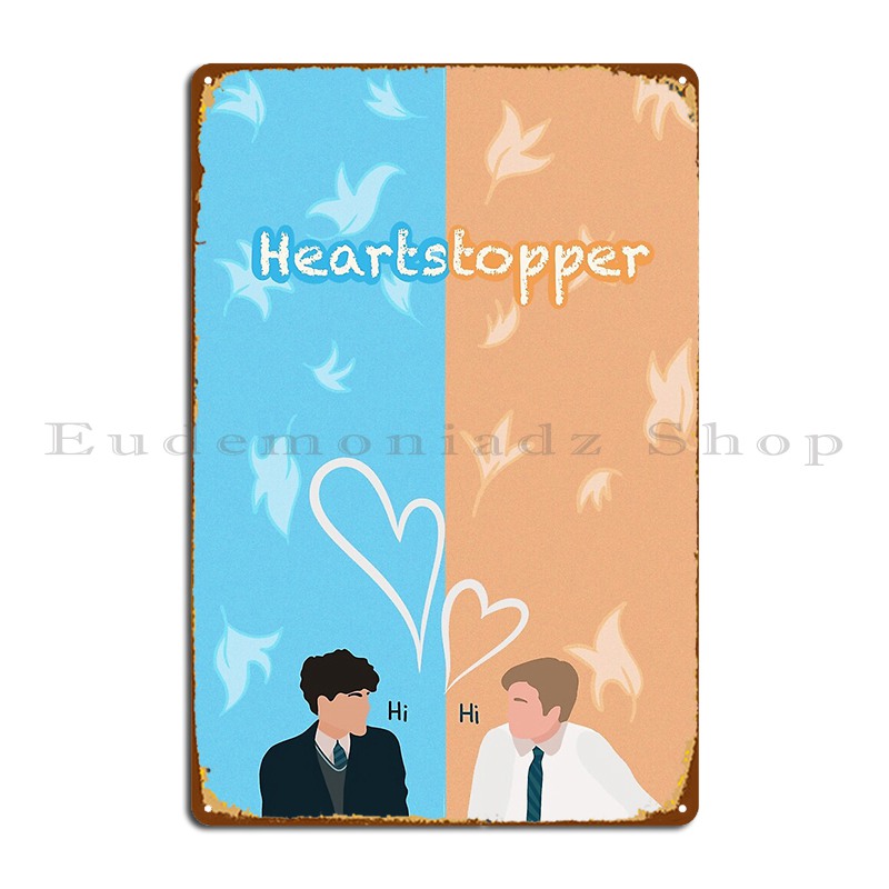 Heartstopper Netflix Metal Sig - Home Decor Netflix ulasan dan harga