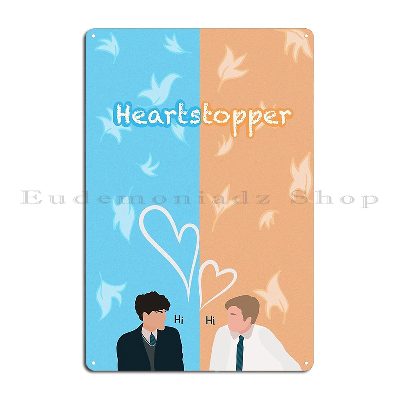 Heartstopper Netflix Metal Sig - Home Decor Netflix ulasan dan harga