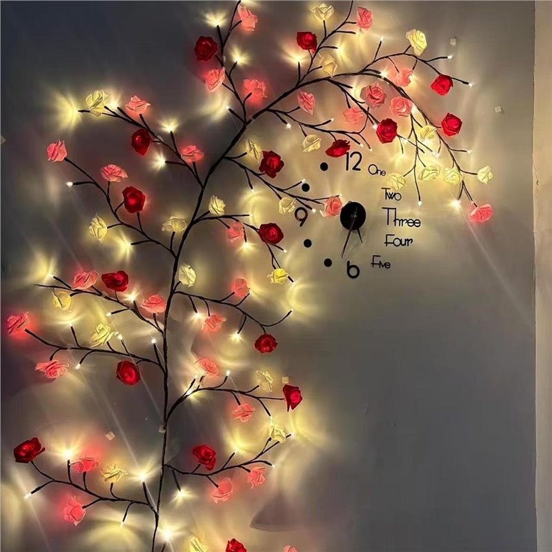 USB DIY Maple Rose Willow Vine - Home Decor Diy ulasan dan harga