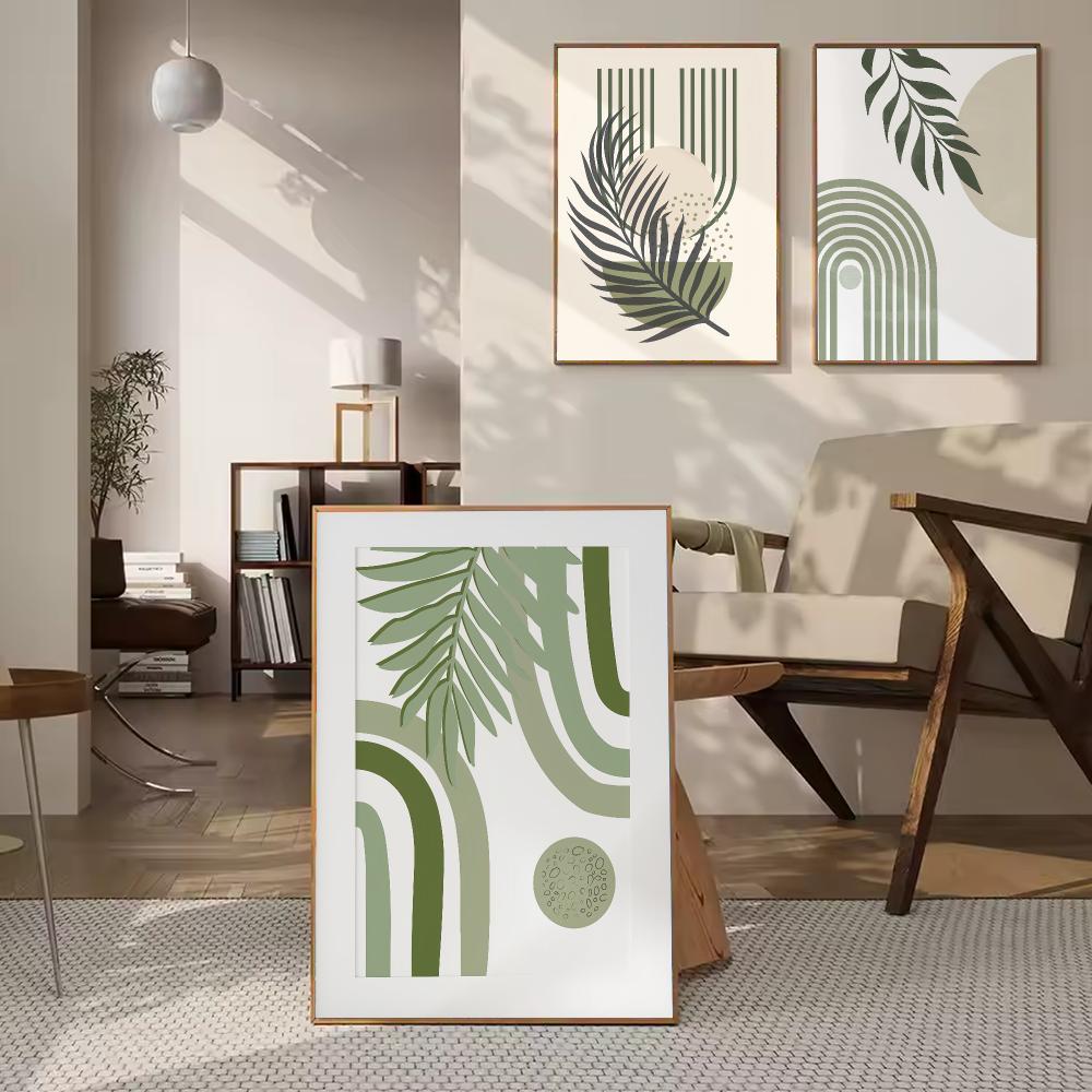 Sage Green HD Wall Art Poster  - Home Decor Japandi Style ulasan dan harga