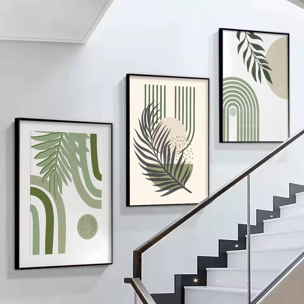 Sage Green HD Wall Art Poster  - Home Decor Japandi Style ulasan dan harga