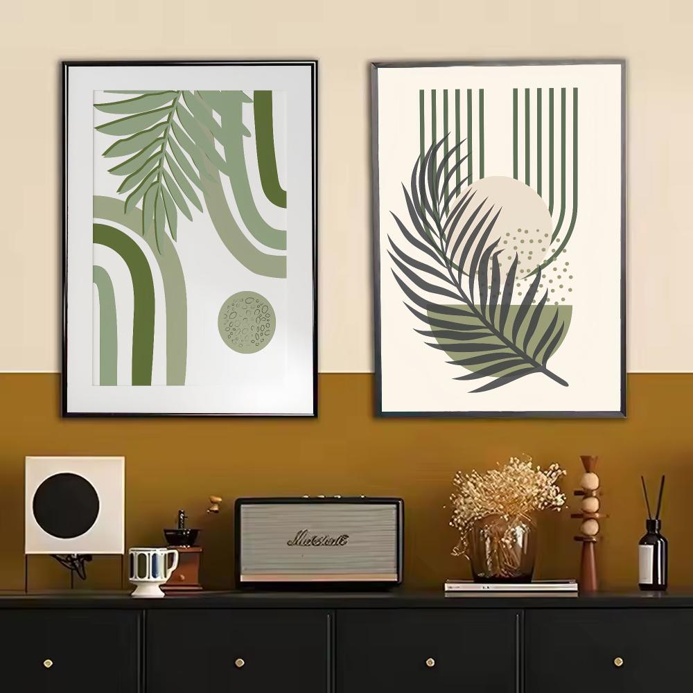 Sage Green HD Wall Art Poster  - Home Decor Japandi Style ulasan dan harga