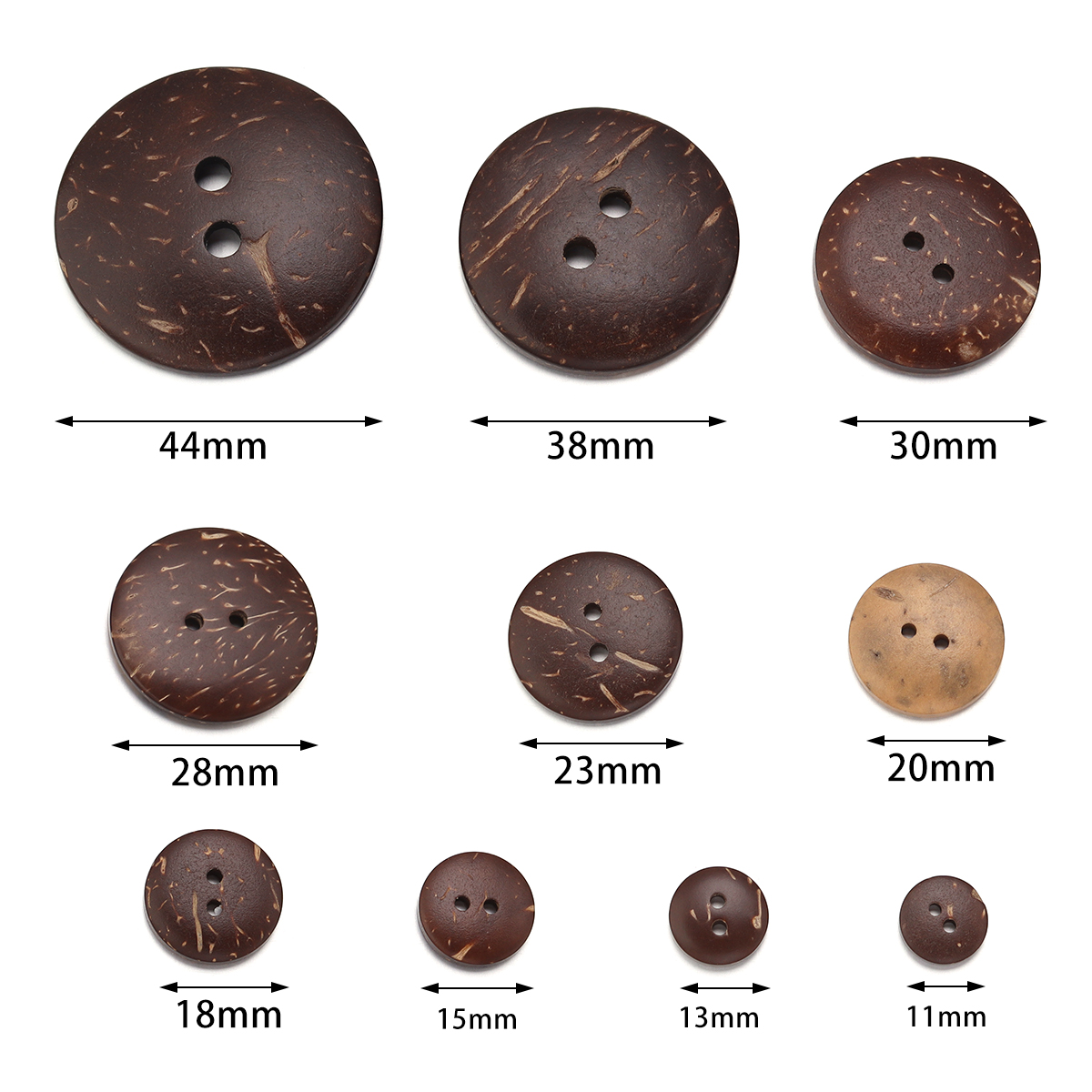 10-100Pcs Natural Coconut Shel - Home Decor Solution ulasan dan harga