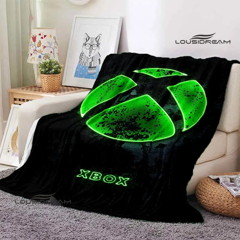 Xbox Logo Fleece Blanket Soft  - Home Decor Logo Design ulasan dan harga