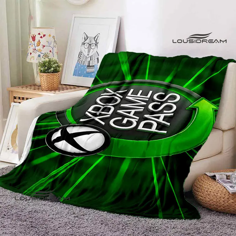 Xbox Logo Fleece Blanket Soft  - Home Decor Logo Design ulasan dan harga