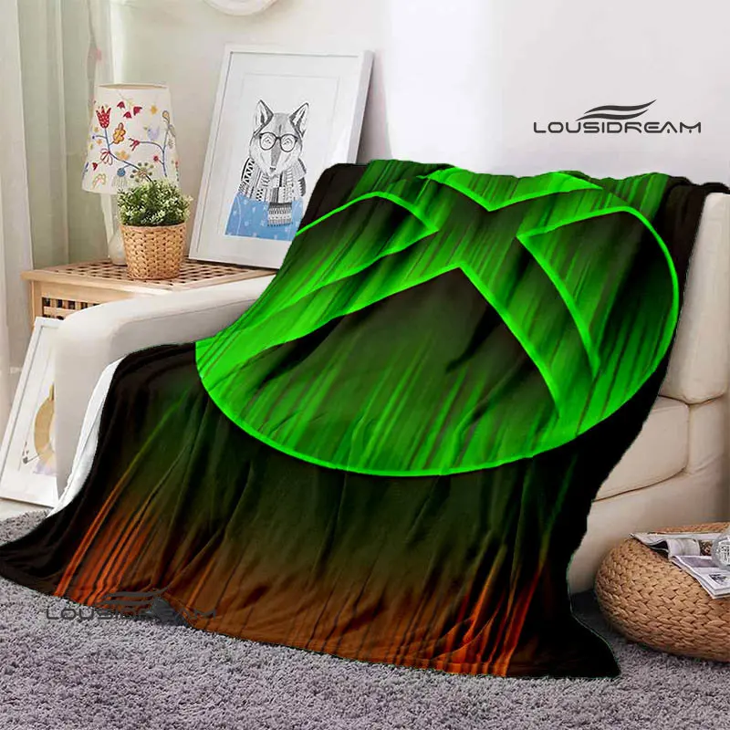 Xbox Logo Fleece Blanket Soft  - Home Decor Logo Design ulasan dan harga