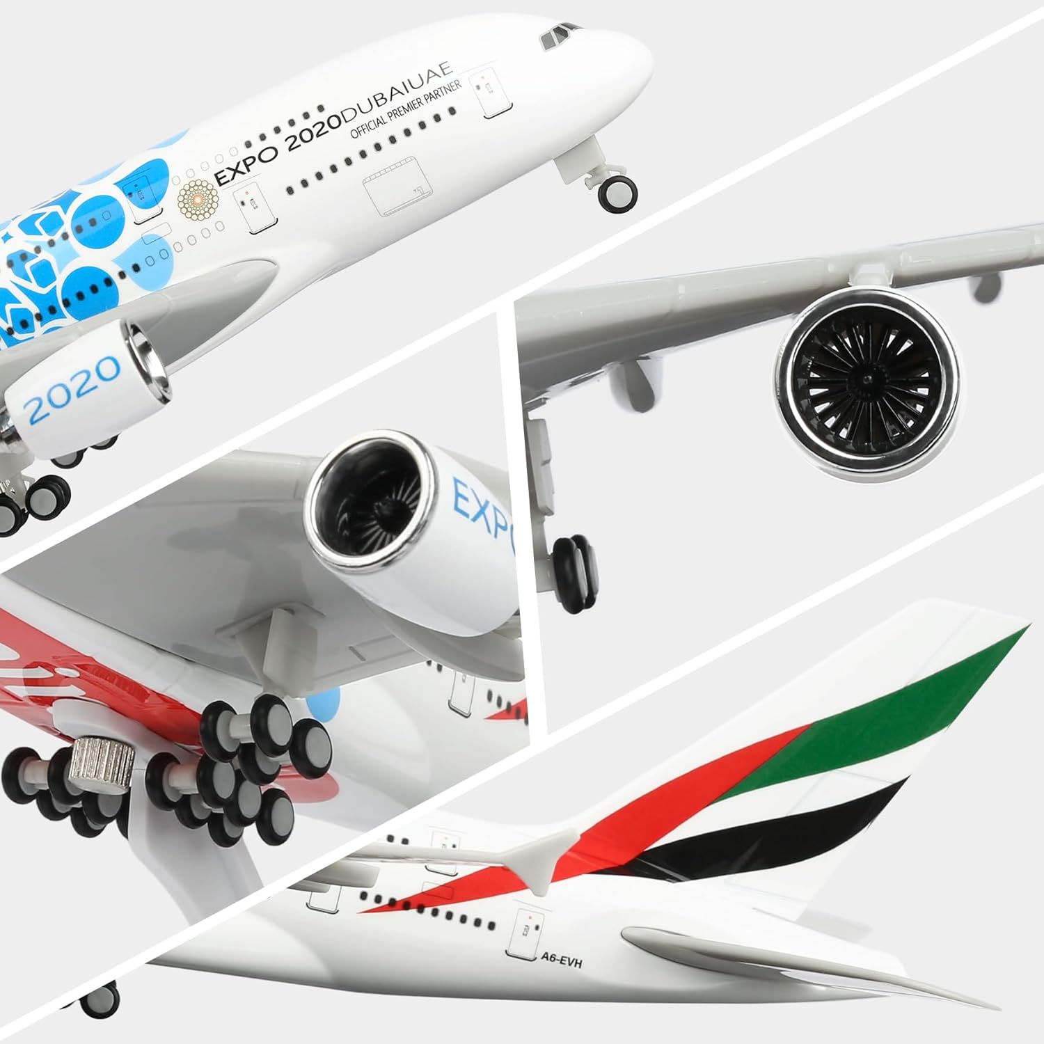 30cm UAE Expo A380 Airlines Di - Home Decor Uae ulasan dan harga