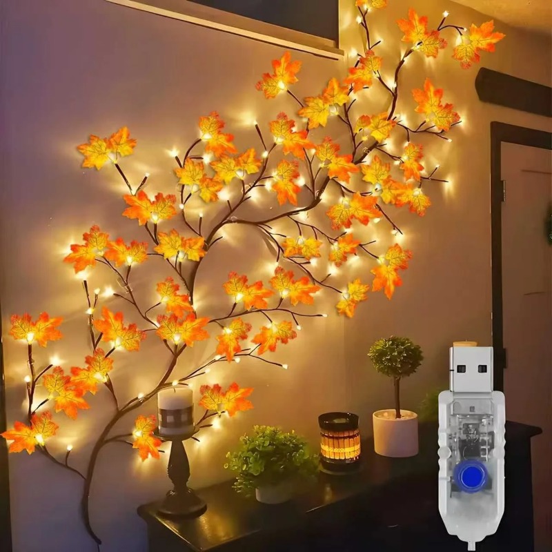 DIY Maple Leaf Rose Pendant US - Home Decor Diy ulasan dan harga