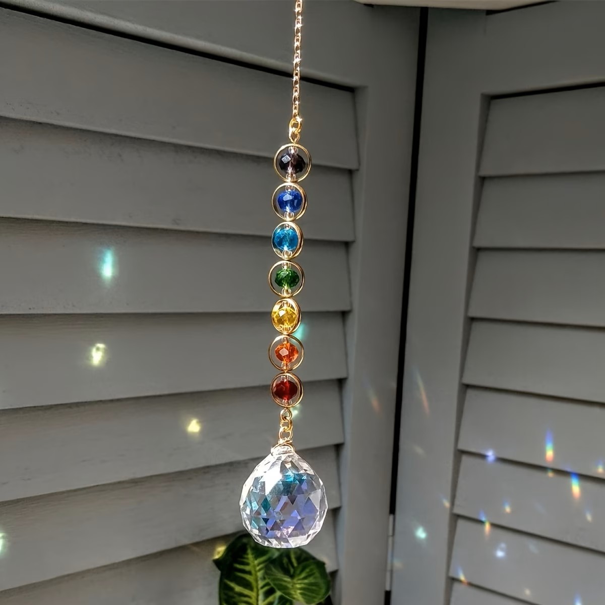 1pc Colorful Crystal Sun Catch - Crystal Sun Catcher ulasan dan harga