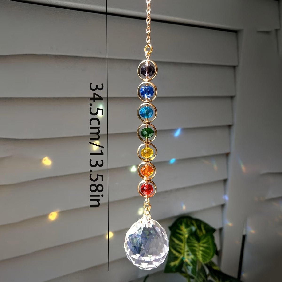 1pc Colorful Crystal Sun Catch - Crystal Sun Catcher ulasan dan harga