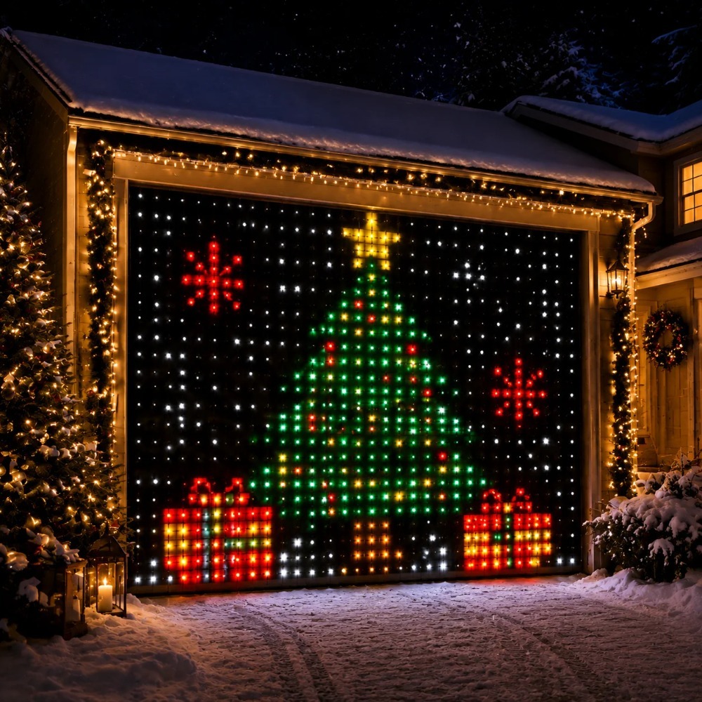 LED Pixel Curtain Lights Bluet - Home Decor Diy ulasan dan harga