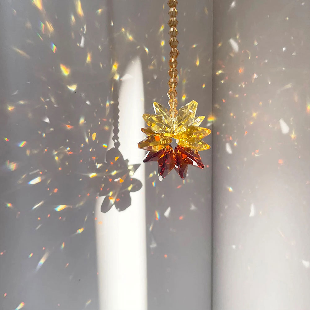 1 Piece of Shiny Glass Sun Cat - Crystal Sun Catcher ulasan dan harga