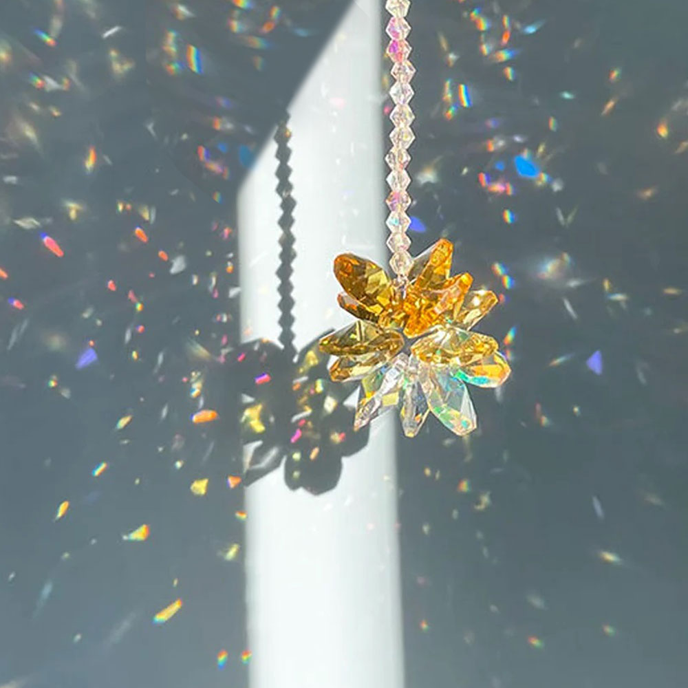 1 Piece of Shiny Glass Sun Cat - Crystal Sun Catcher ulasan dan harga