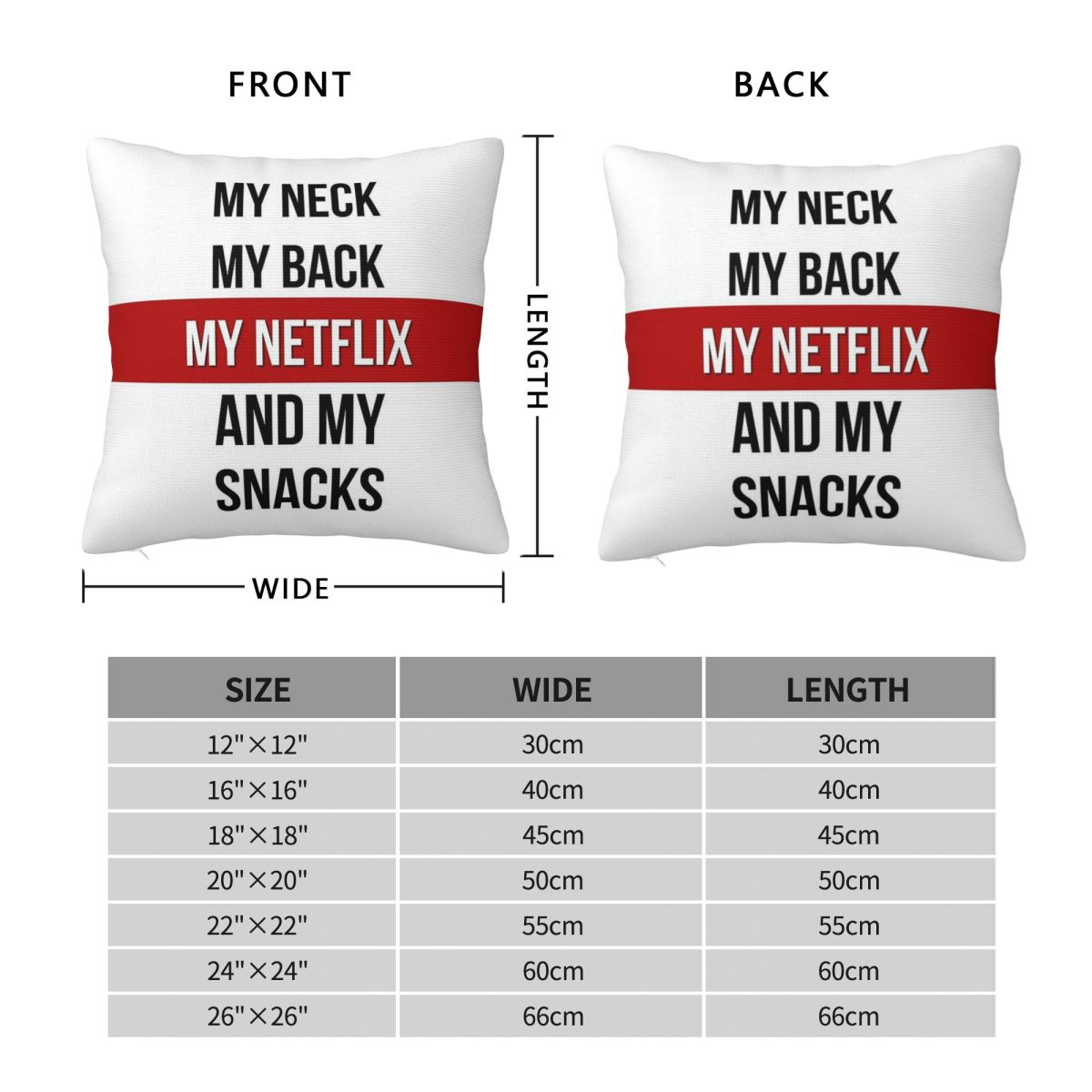 My Neck My Back My Netflix My  - Home Decor Netflix ulasan dan harga