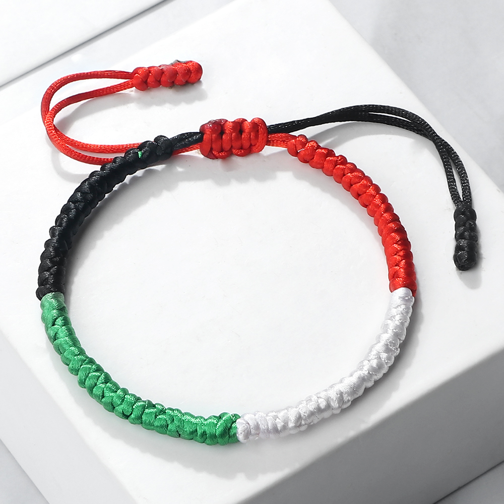 Palestine Flag String Bracelet - Home Decor Uae ulasan dan harga