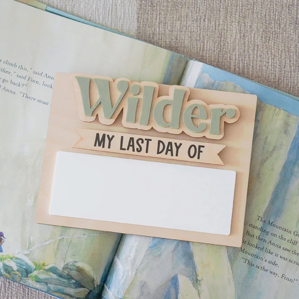 1Pc Custom First and Last Day  - Home Decor Diy ulasan dan harga