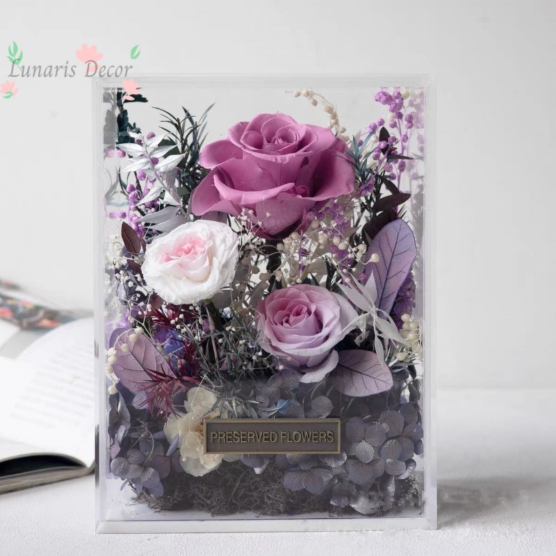 Premium flower box eternal flo - Home Decor Express ulasan dan harga