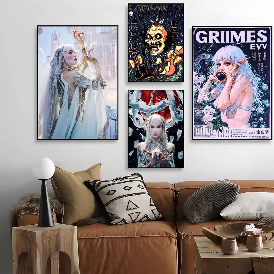 Pop Singer G_Grimes Magazine P - Home Decor Magazine ulasan dan harga