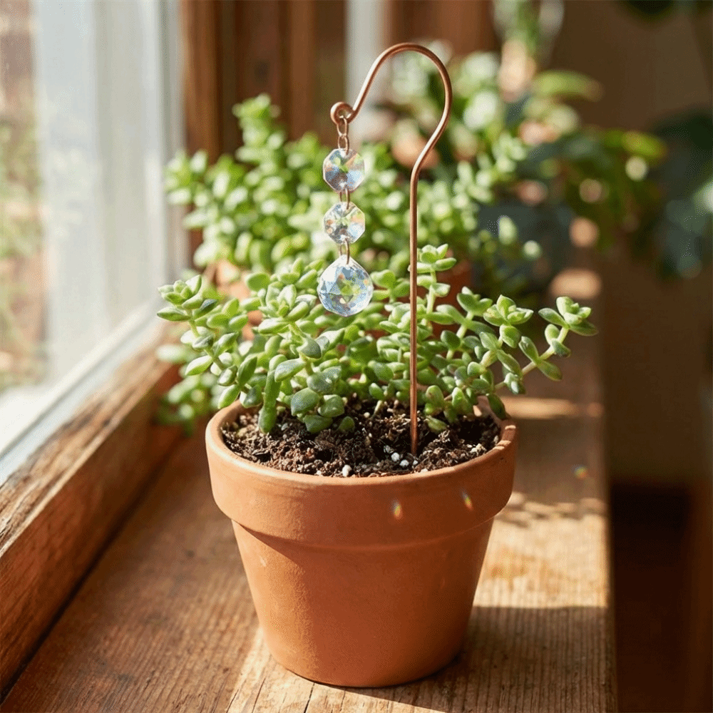Reflective Crystal Garden Stak - Crystal Sun Catcher ulasan dan harga