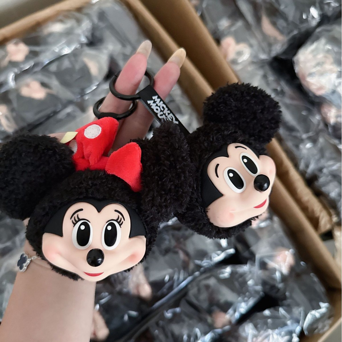 Mickey Minnie Plush Doll Keych - Home Decor Collection ulasan dan harga