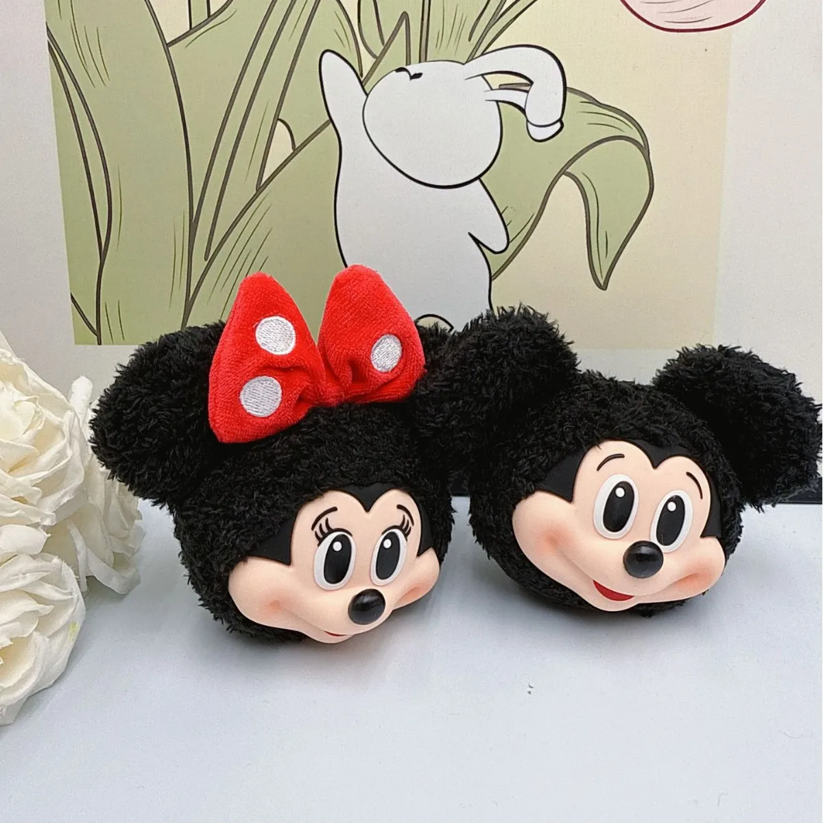 Mickey Minnie Plush Doll Keych - Home Decor Collection ulasan dan harga