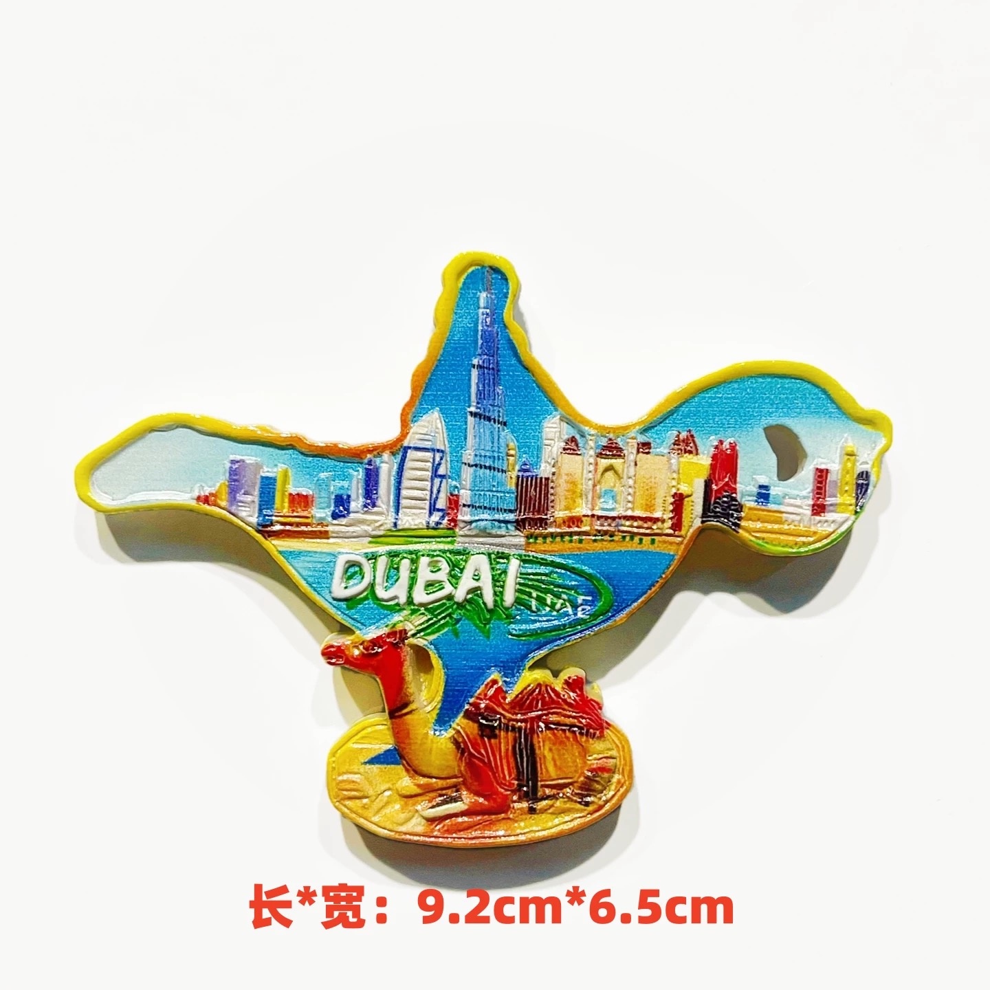 3D Resin Dubai Fridge Magnet U - Home Decor Uae ulasan dan harga