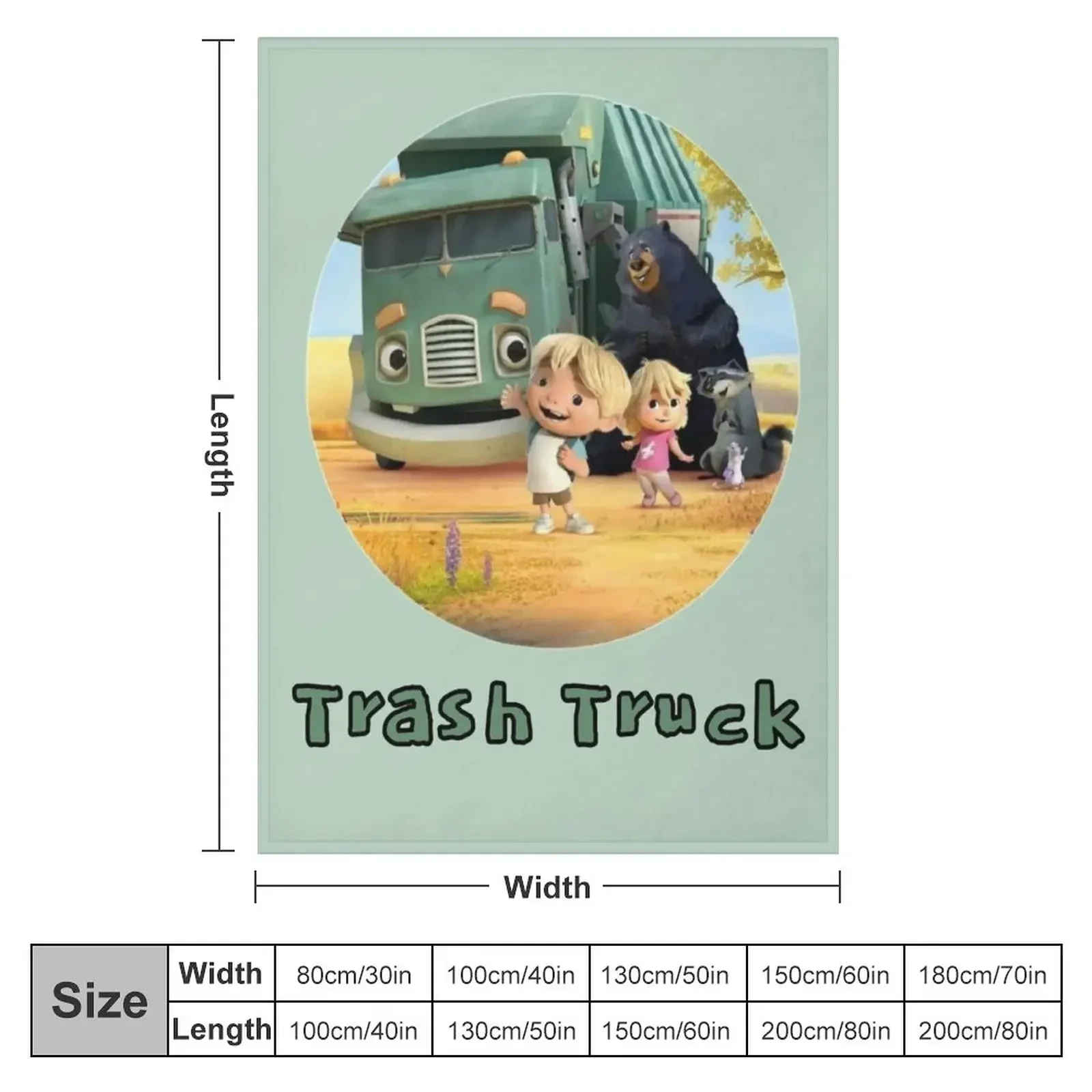 Trash Truck Netflix animation  - Home Decor Netflix ulasan dan harga