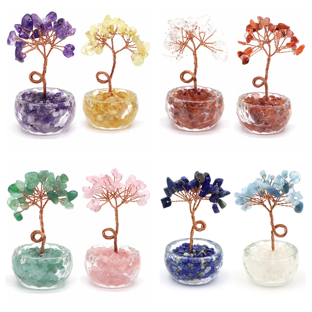 Natural Gemstone Crystal Lucky - Home Decor Solution ulasan dan harga