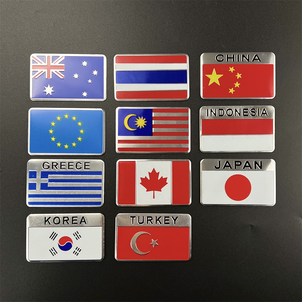 Aluminum Sticker National Flag - Home Decor Uae ulasan dan harga