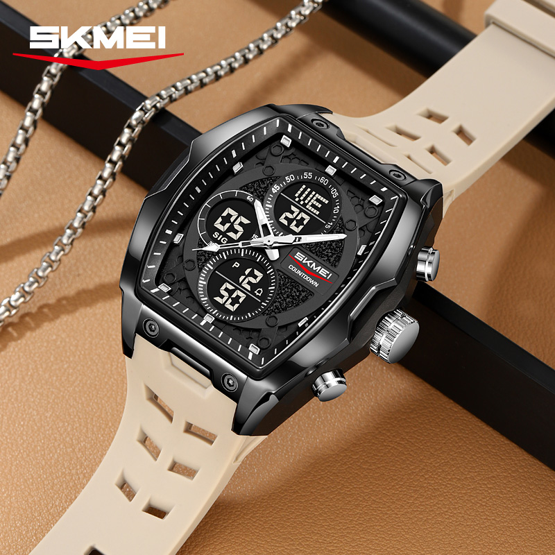 SKMEI 2601 New Business Men's  - Vintage Alarm Clock ulasan dan harga
