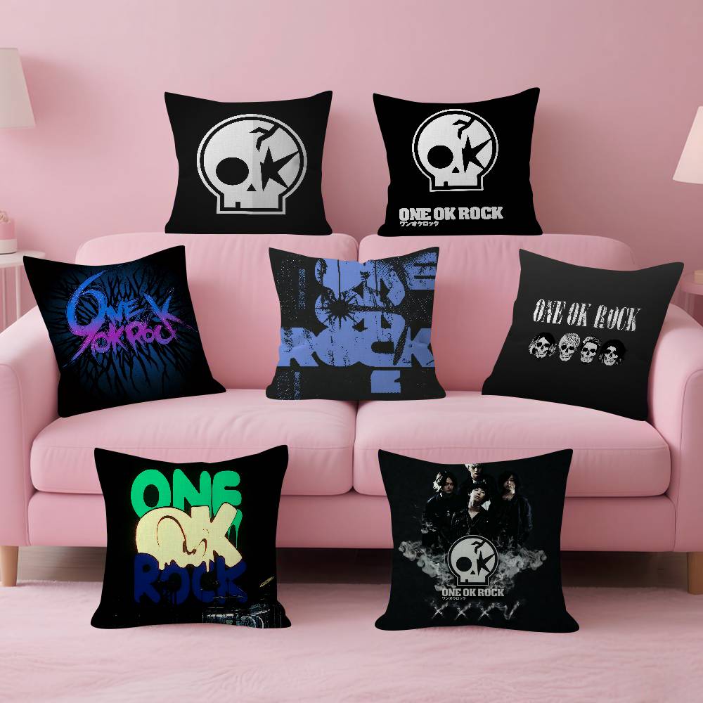 ONE OK ROCK logo   Pillow Cove - Home Decor Logo Design ulasan dan harga
