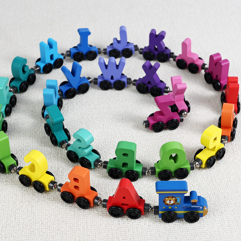 Children'S Wooden Magnetic Col - Wooden Letter Sign ulasan dan harga