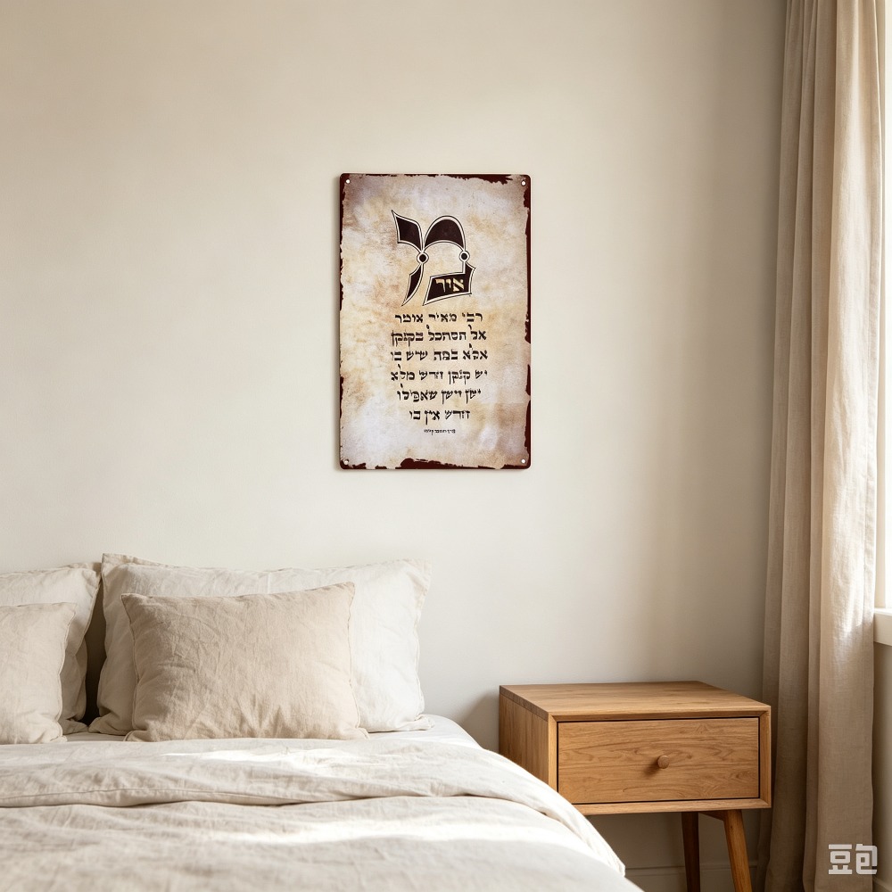 CIFBUY Vintage Hebrew Torah Sc - Home Decor You ulasan dan harga