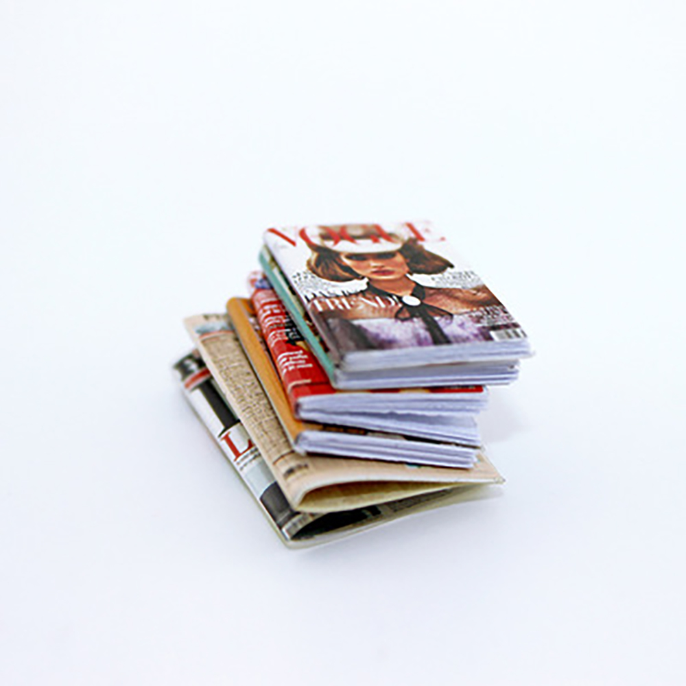 6Pcs 1/12 Dollhouse Miniature  - Home Decor Magazine ulasan dan harga