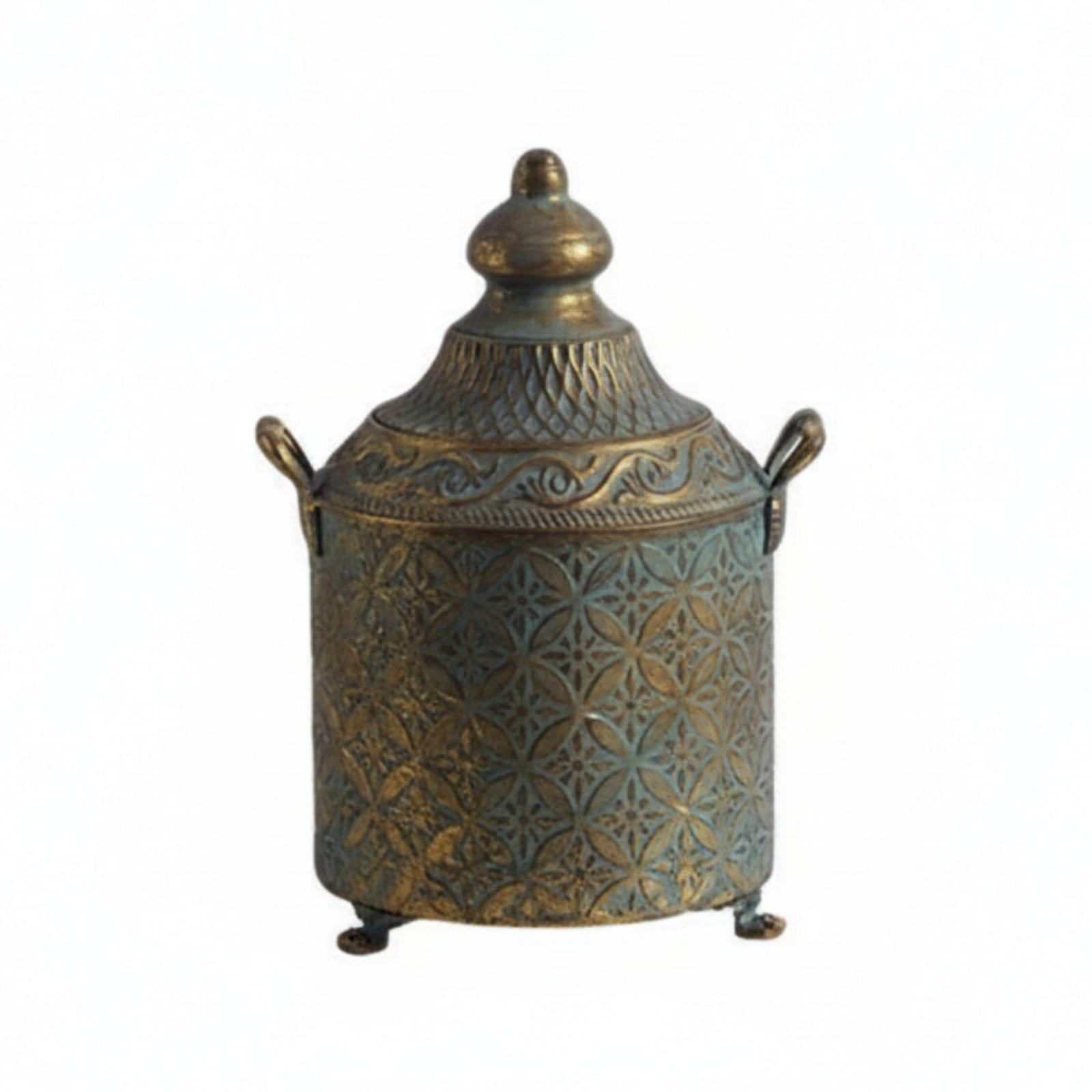 Decorative Iron Vase Aged Gild - Home Decor Vase ulasan dan harga