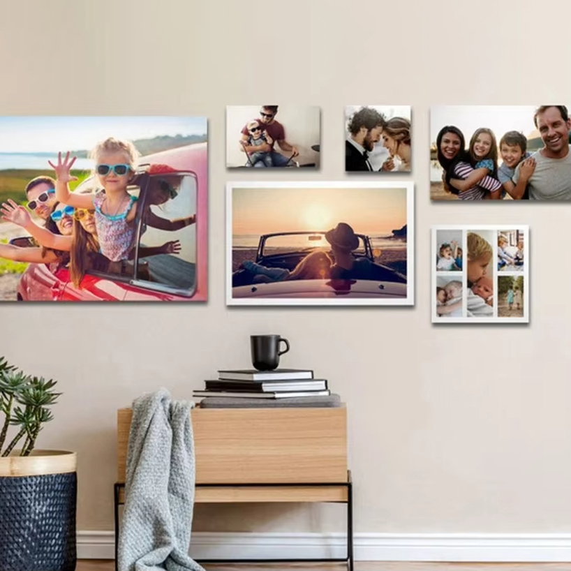 Custom Frameless Photo Canvas  - Home Decor Solution ulasan dan harga
