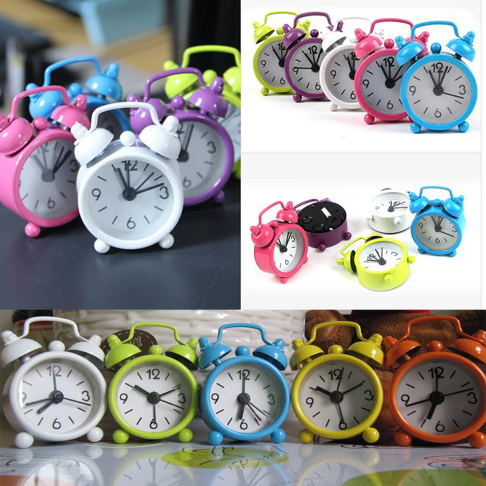 Creative Cute Mini Metal Small - Vintage Alarm Clock ulasan dan harga