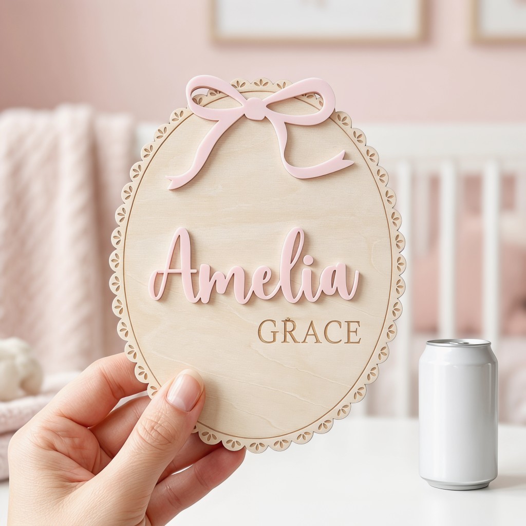 1Pc Custom Bow Lace Edge Baby  - Home Decor Diy ulasan dan harga